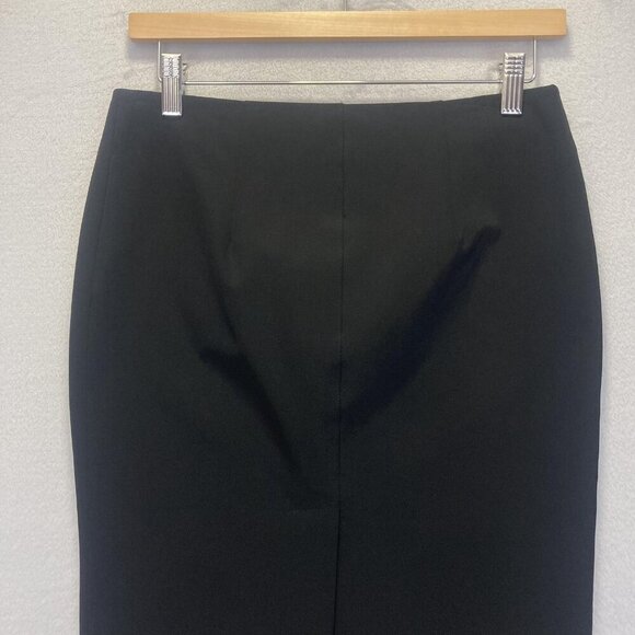 Vintage 90s Chaiken and Capone Black Pencil Skirt Womens 4 Stretch Knee USA - Picture 11 of 14